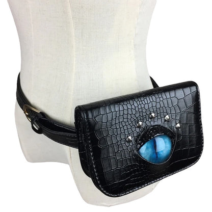 CAT EYE WAIST BAG / BLUE