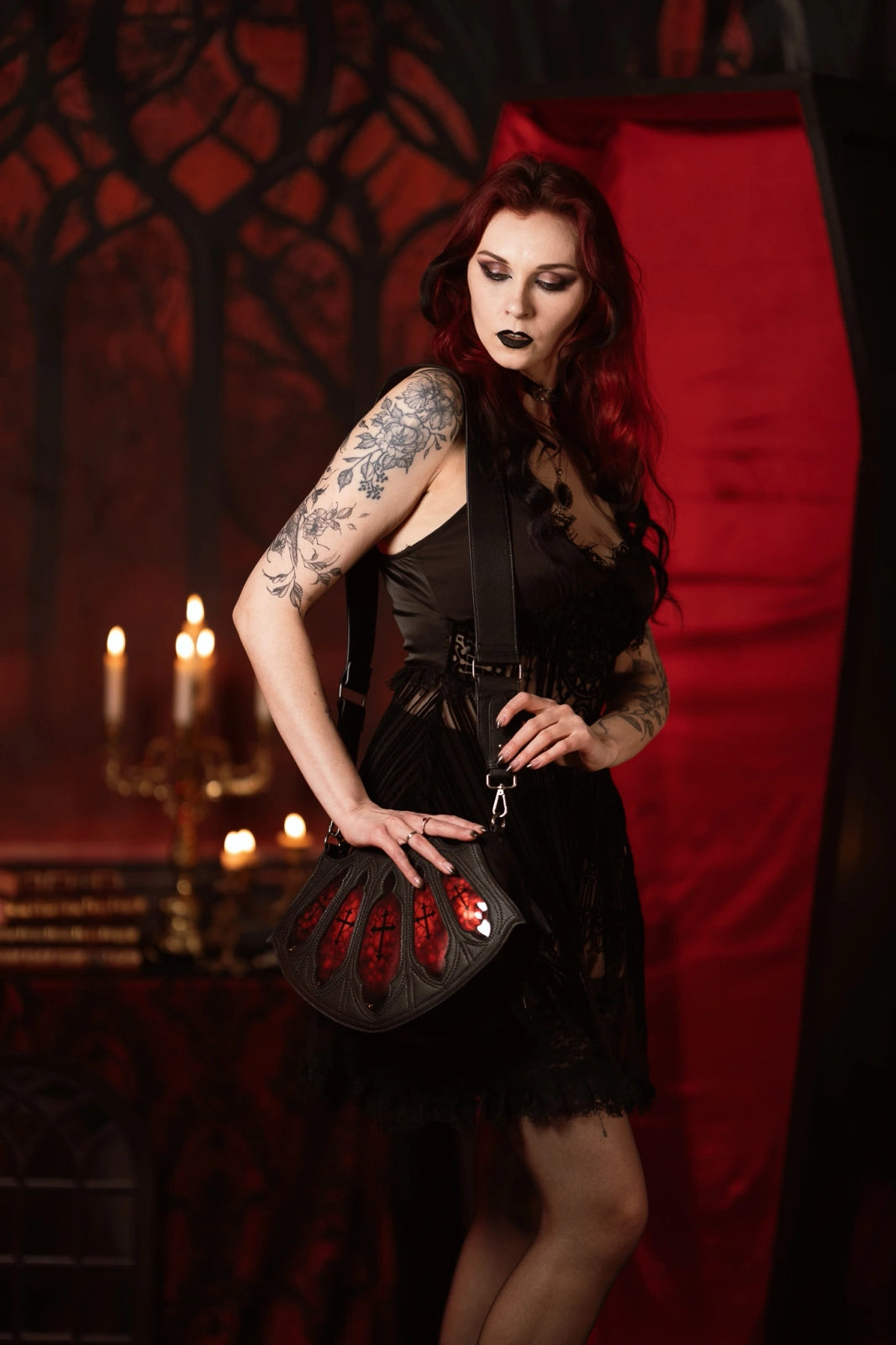 【RESTYLE】バッグ＊BLOODVEIL SHOULDER BAG【取寄】