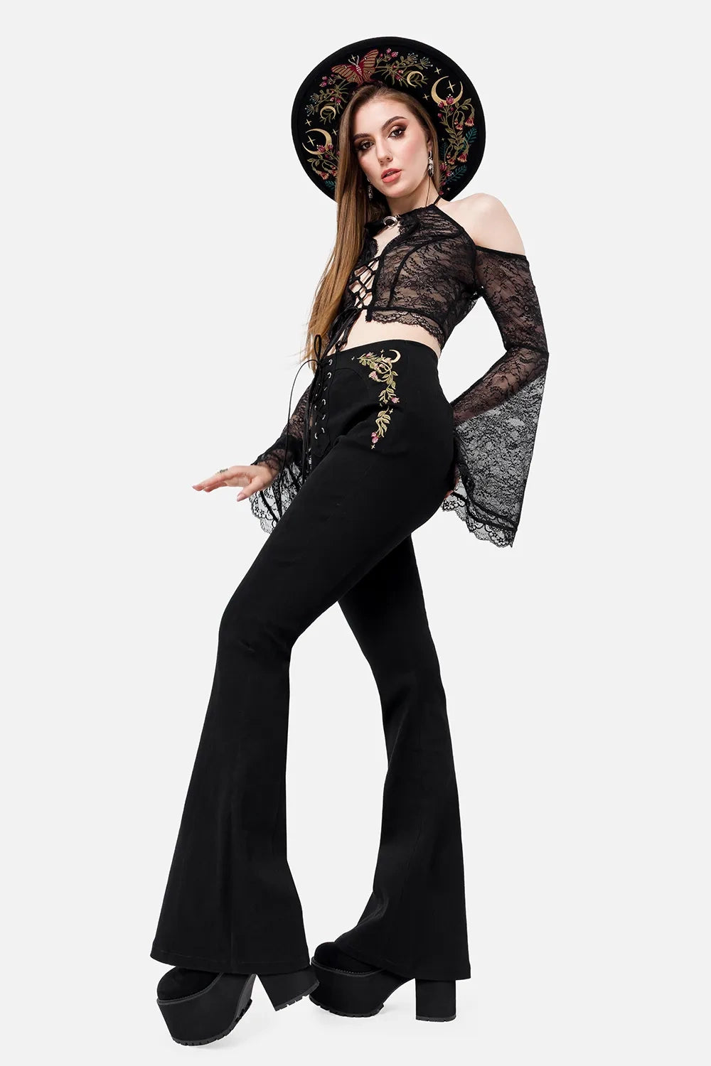 【RESTYLE】パンツ＊BOTANICA BELLBOTTOMS【取寄】