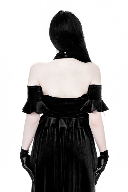 【RESTYLE】トップス＊DARK ALTAR HALTERNECK TOP【取寄】