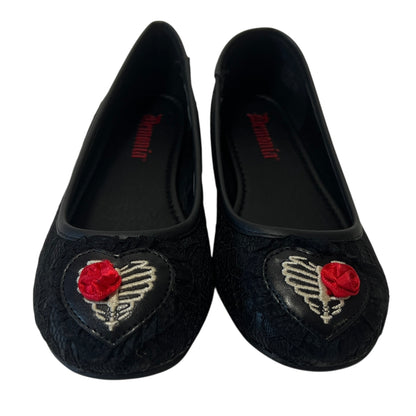 【DEMONIA】STAR-25 肋骨ワッペン　フラットシューズ　SIZE6