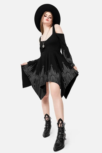 【RESTYLE】ドレス＊INFERNAL CHAPEL MINI DRESS【取寄】