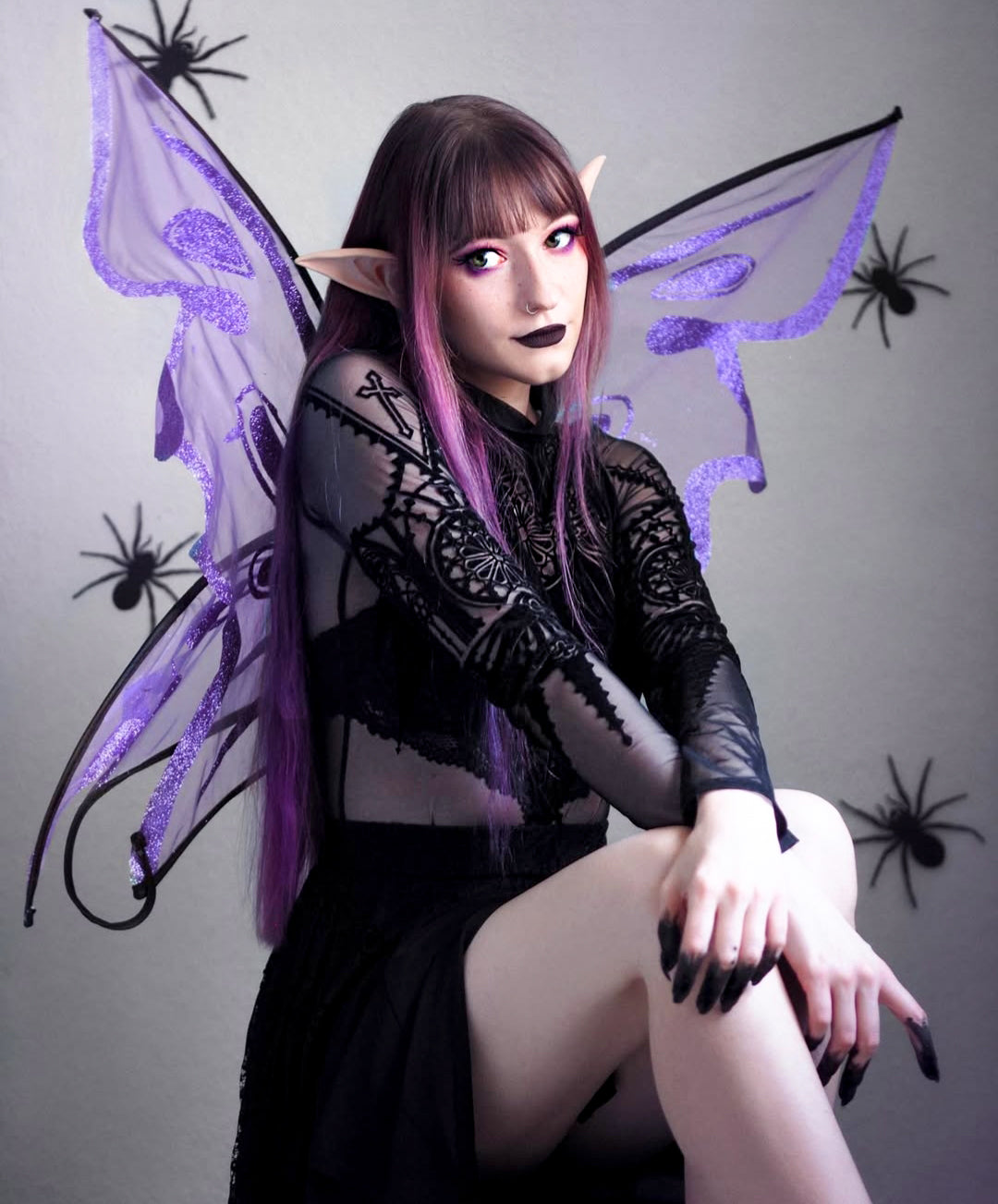 【RESTYLE】トップス＊INVERTED CATHEDRAL MESH BODYSUIT