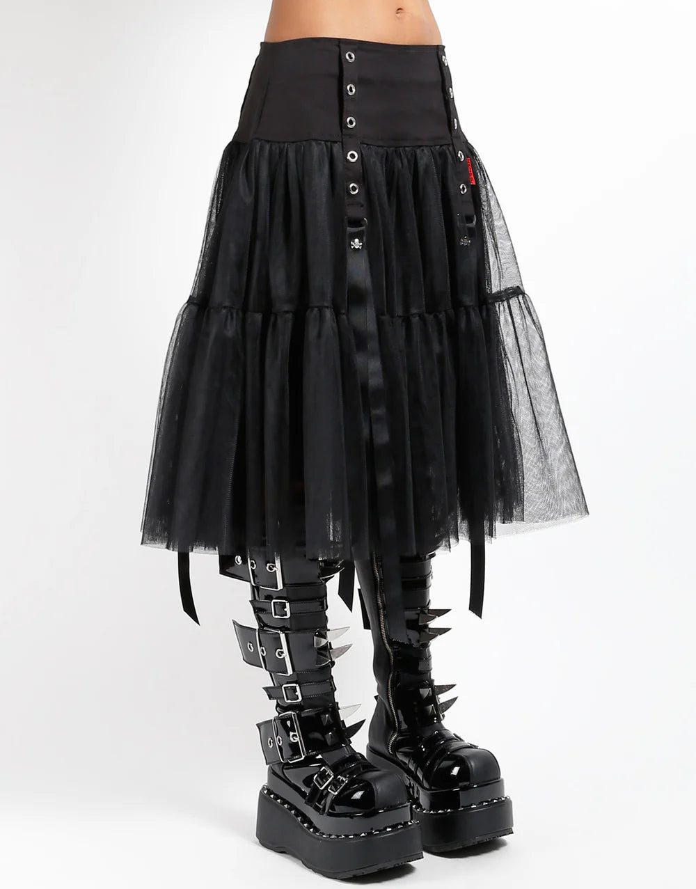 【TRIPP NYC】TUTU RIBBON TULLE SKIRT BLACK(IO4972)