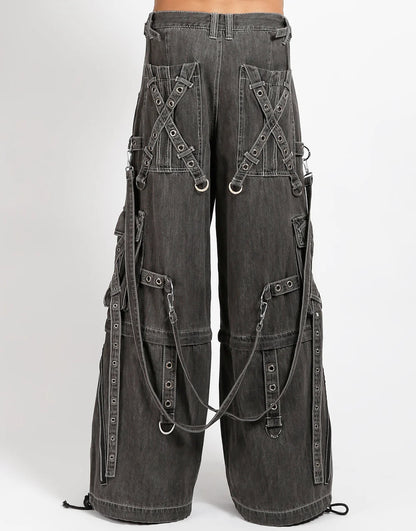 【TRIPP NYC】X-STRAP PANT BLACK DENIM(JM7144M)