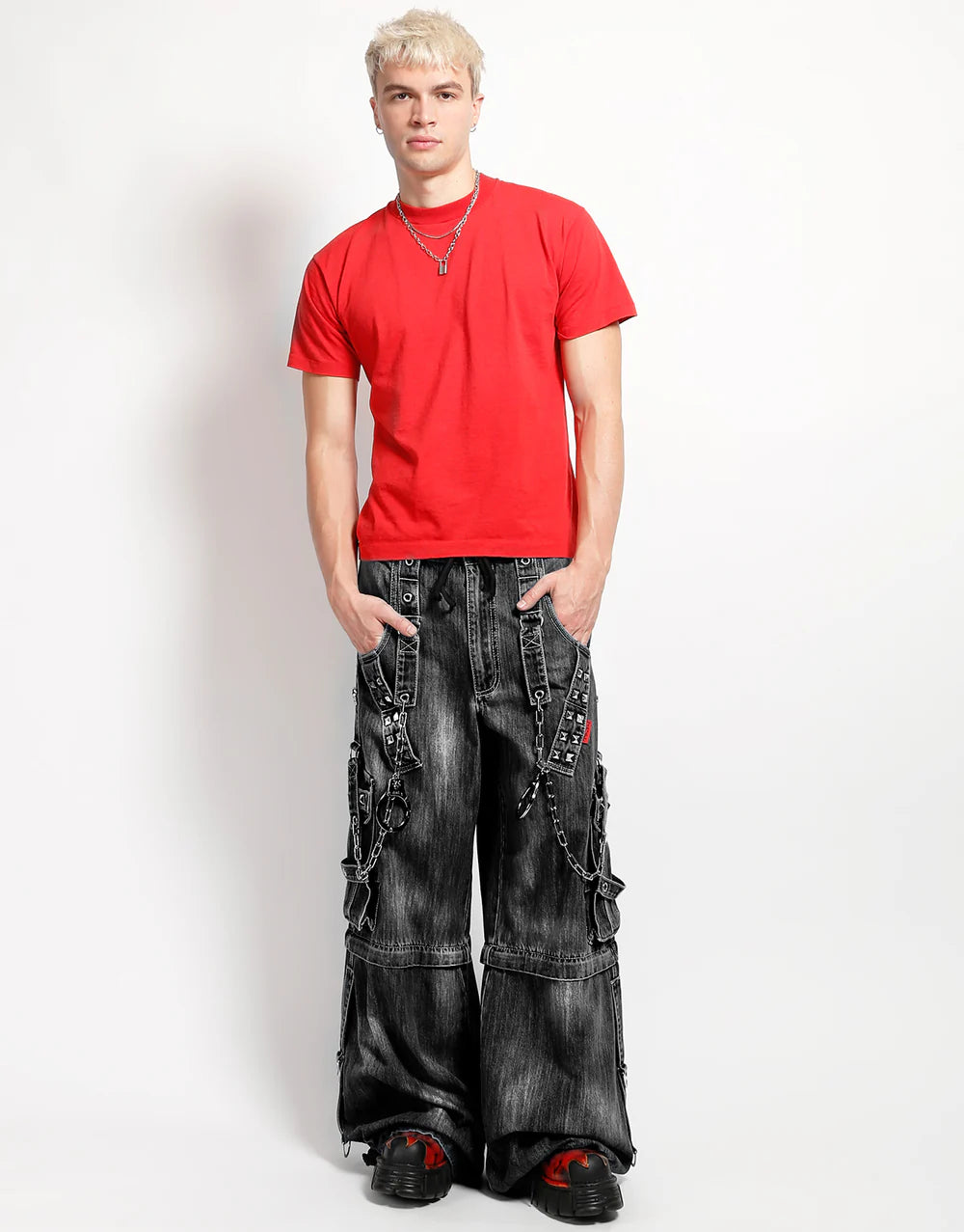 【TRIPP NYC】LOCK UP DENIM PANT STORM WASH(JM7152M)