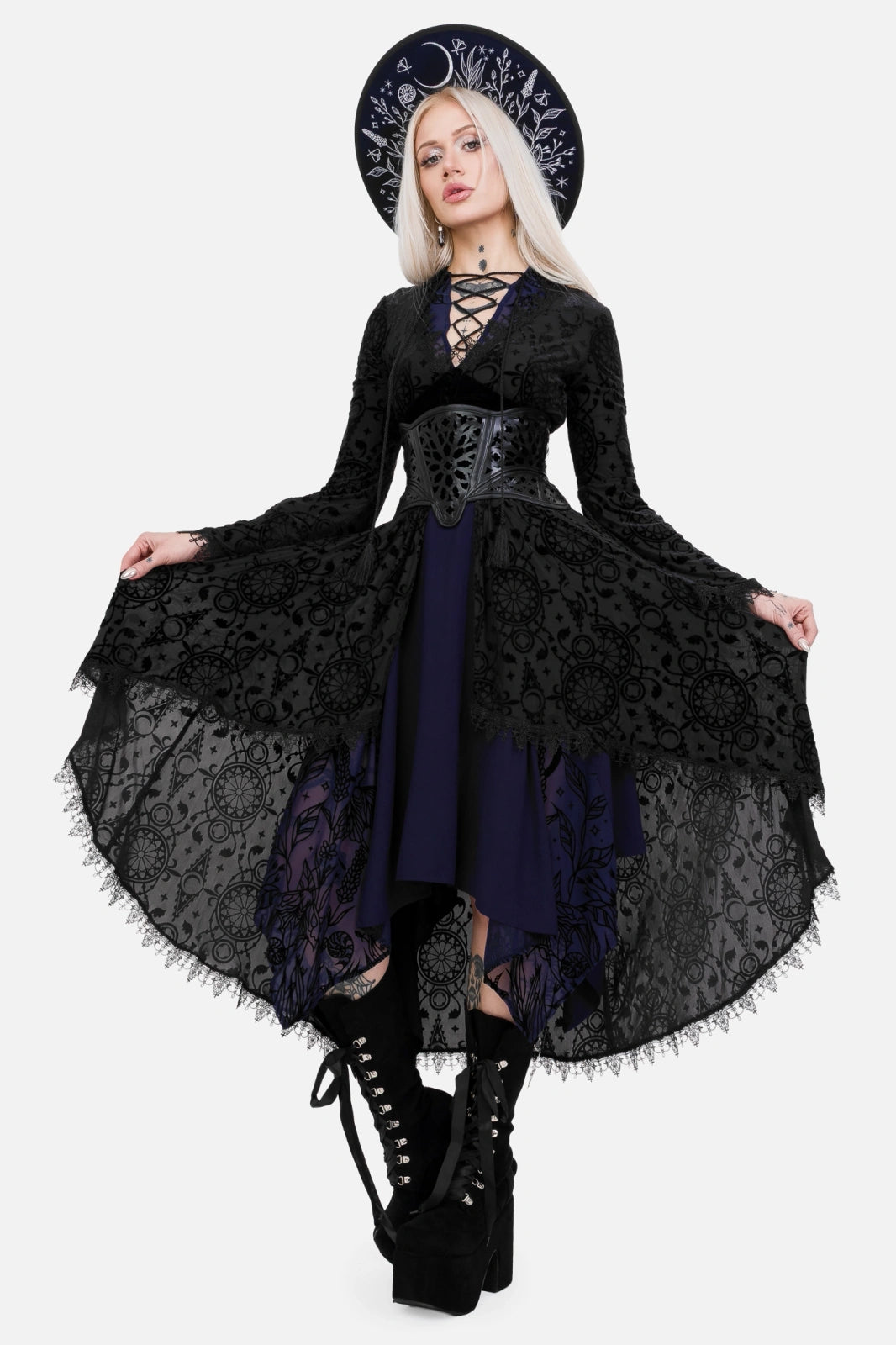 【RESTYLE】スカート＊LUMINARY MIDI SKIRT【取寄】