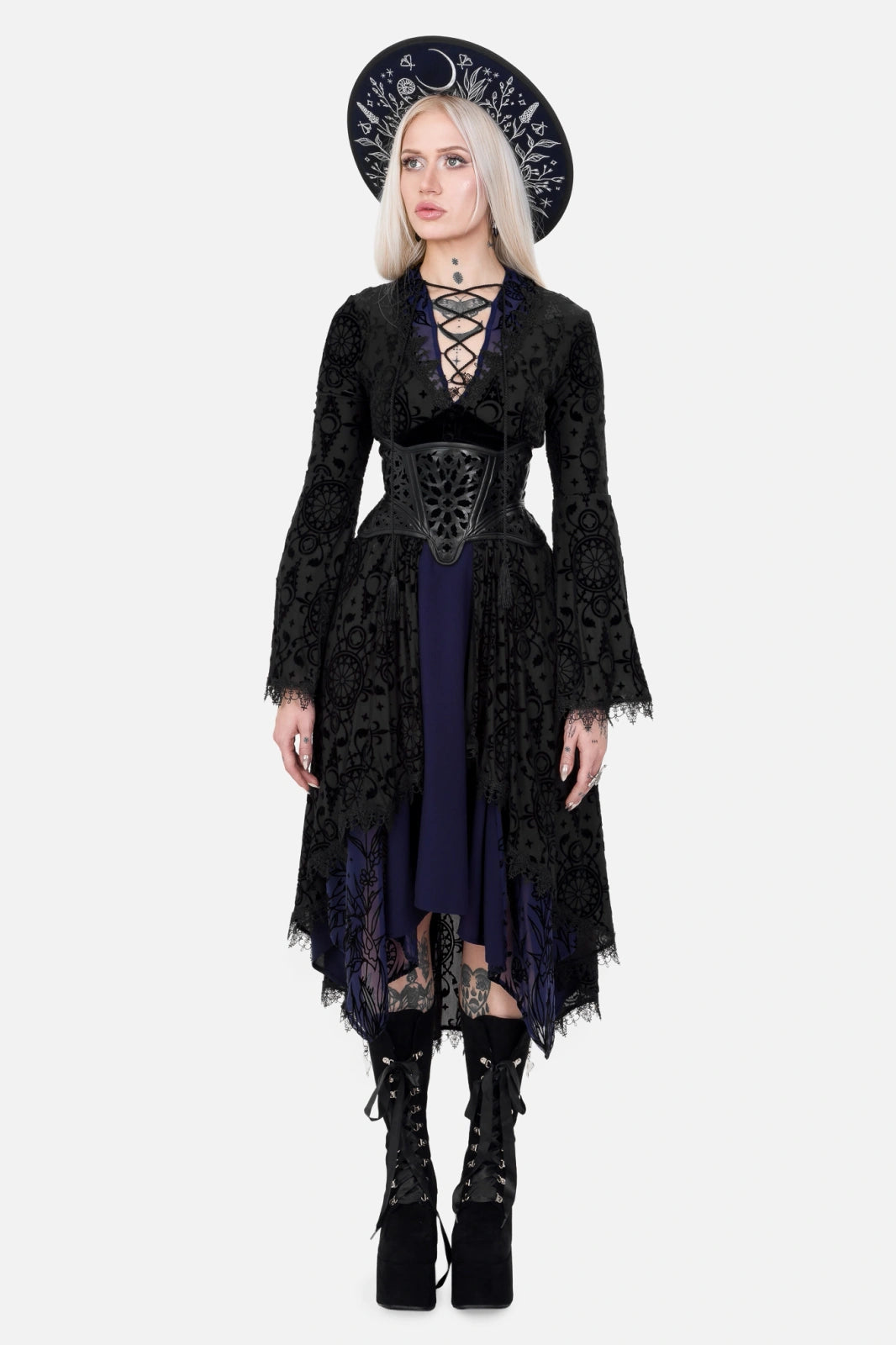 【RESTYLE】スカート＊LUMINARY MIDI SKIRT【取寄】