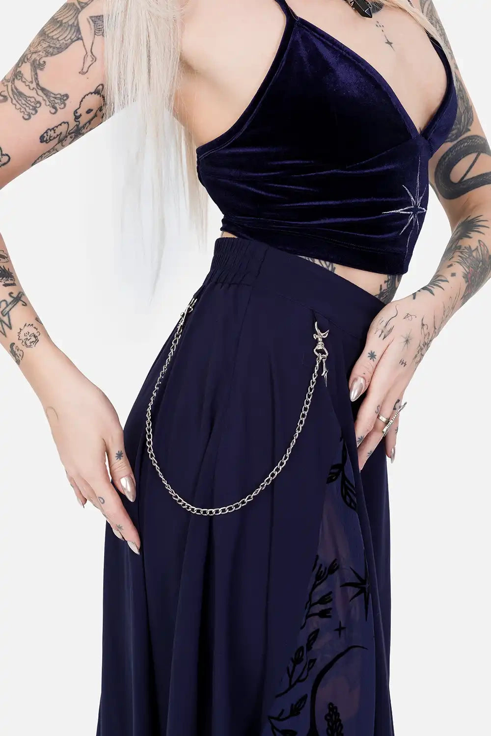 【RESTYLE】スカート＊LUMINARY MIDI SKIRT【取寄】