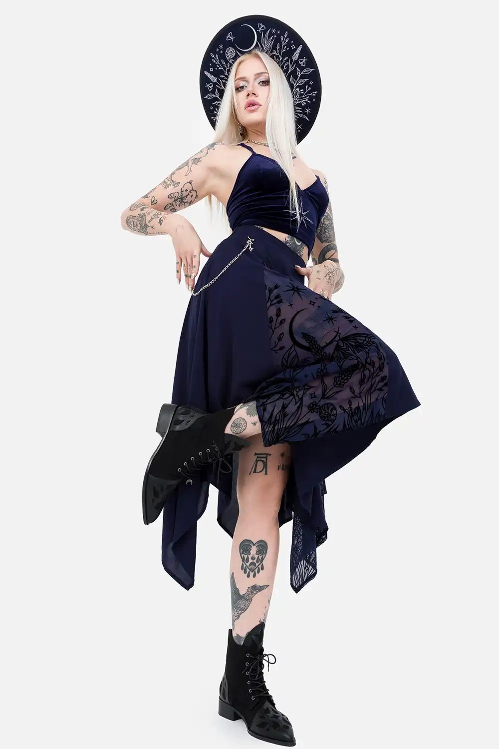 【RESTYLE】スカート＊LUMINARY MIDI SKIRT【取寄】