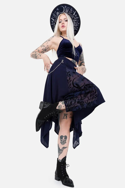 【RESTYLE】スカート＊LUMINARY MIDI SKIRT【取寄】