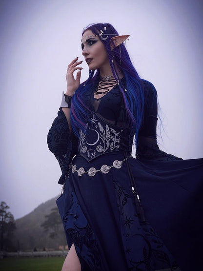 【RESTYLE】スカート＊LUMINARY MIDI SKIRT【取寄】