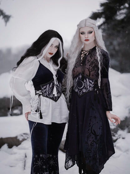 【RESTYLE】スカート＊LUMINARY MIDI SKIRT【取寄】