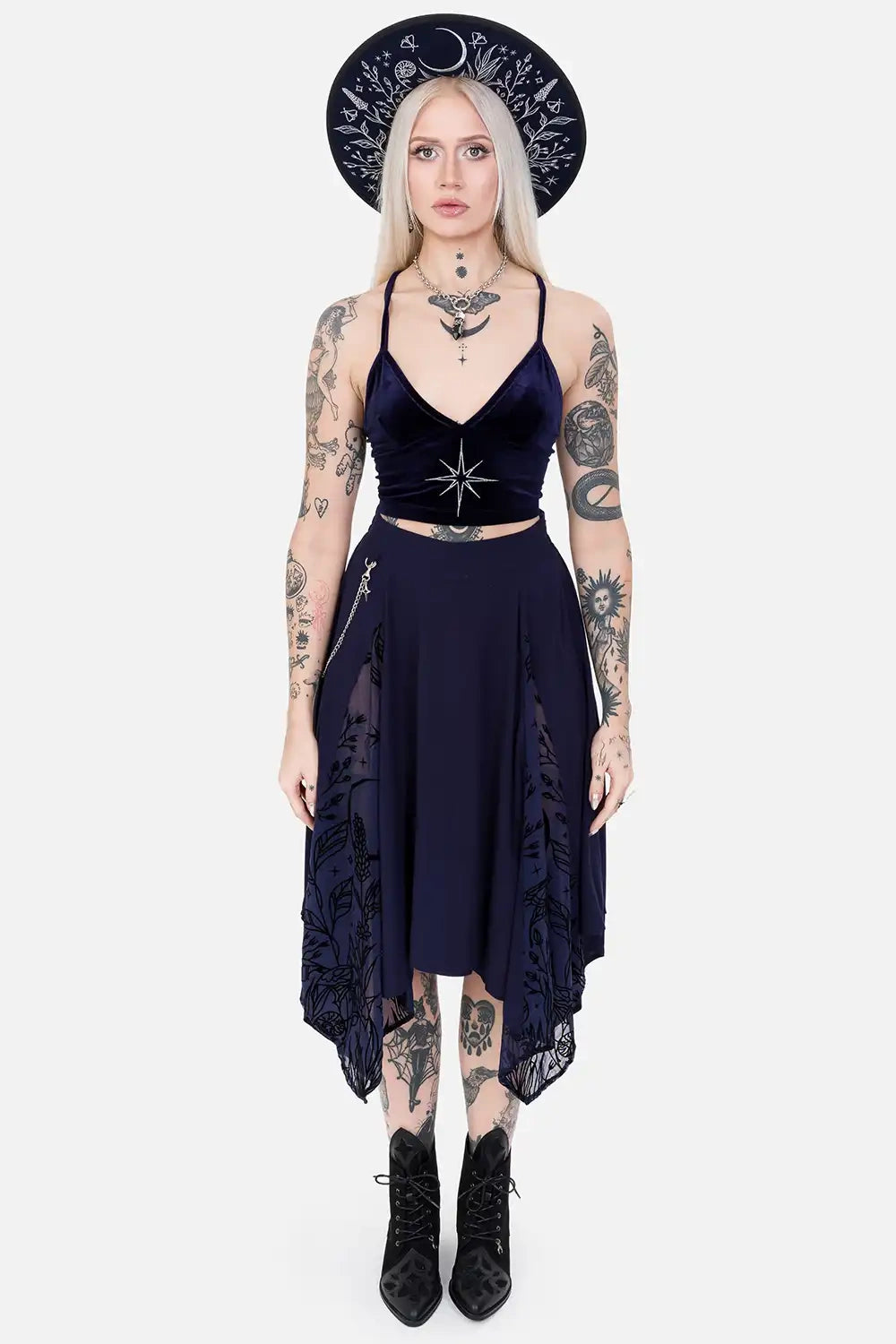 【RESTYLE】スカート＊LUMINARY MIDI SKIRT【取寄】