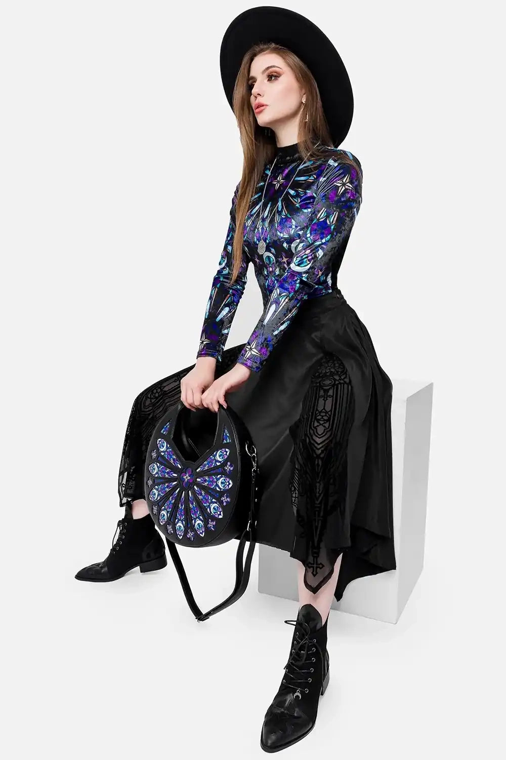 【RESTYLE】バッグ＊SACRED ROSE SHOULDER BAG【取寄】