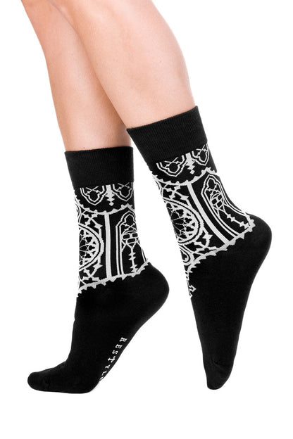 【RESTYLE】ソックス＊SACRUM JACQUARD SOCKS