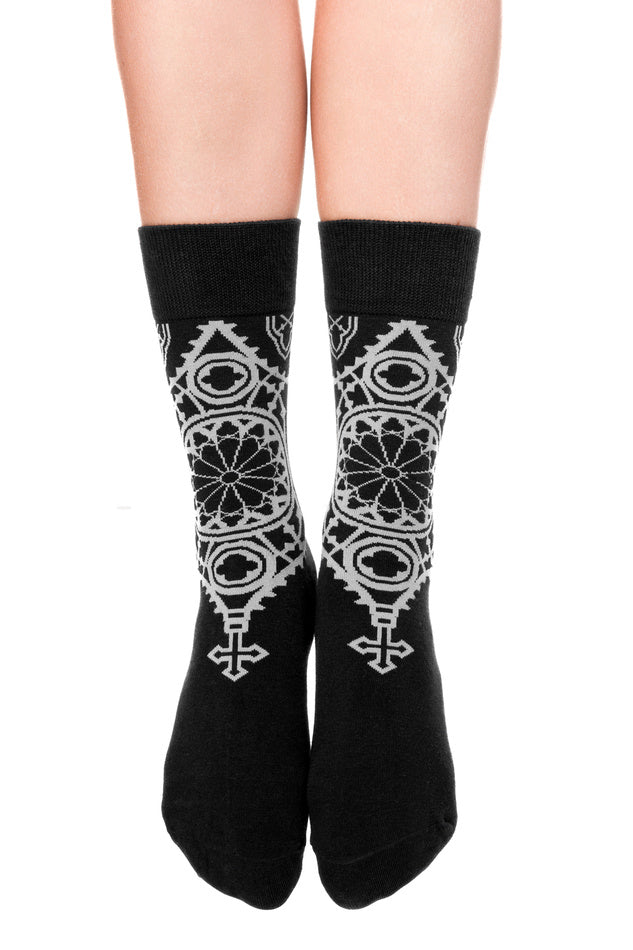 【RESTYLE】ソックス＊SACRUM JACQUARD SOCKS