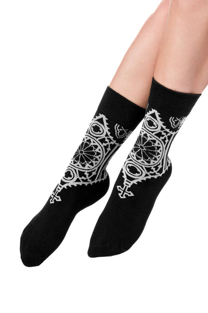 【RESTYLE】ソックス＊SACRUM JACQUARD SOCKS