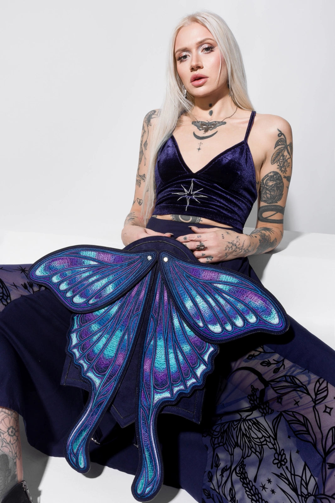 【RESTYLE】バックパック＊SAPPHIRE MOTH BACKPACK【取寄】