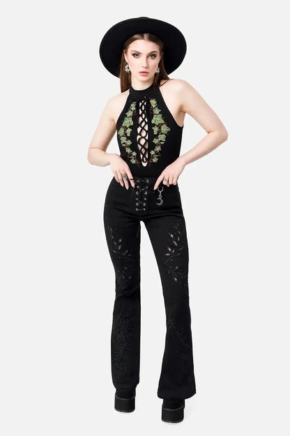 【RESTYLE】パンツ＊TWISTED FATE BELL-BOTTOMS【取寄】