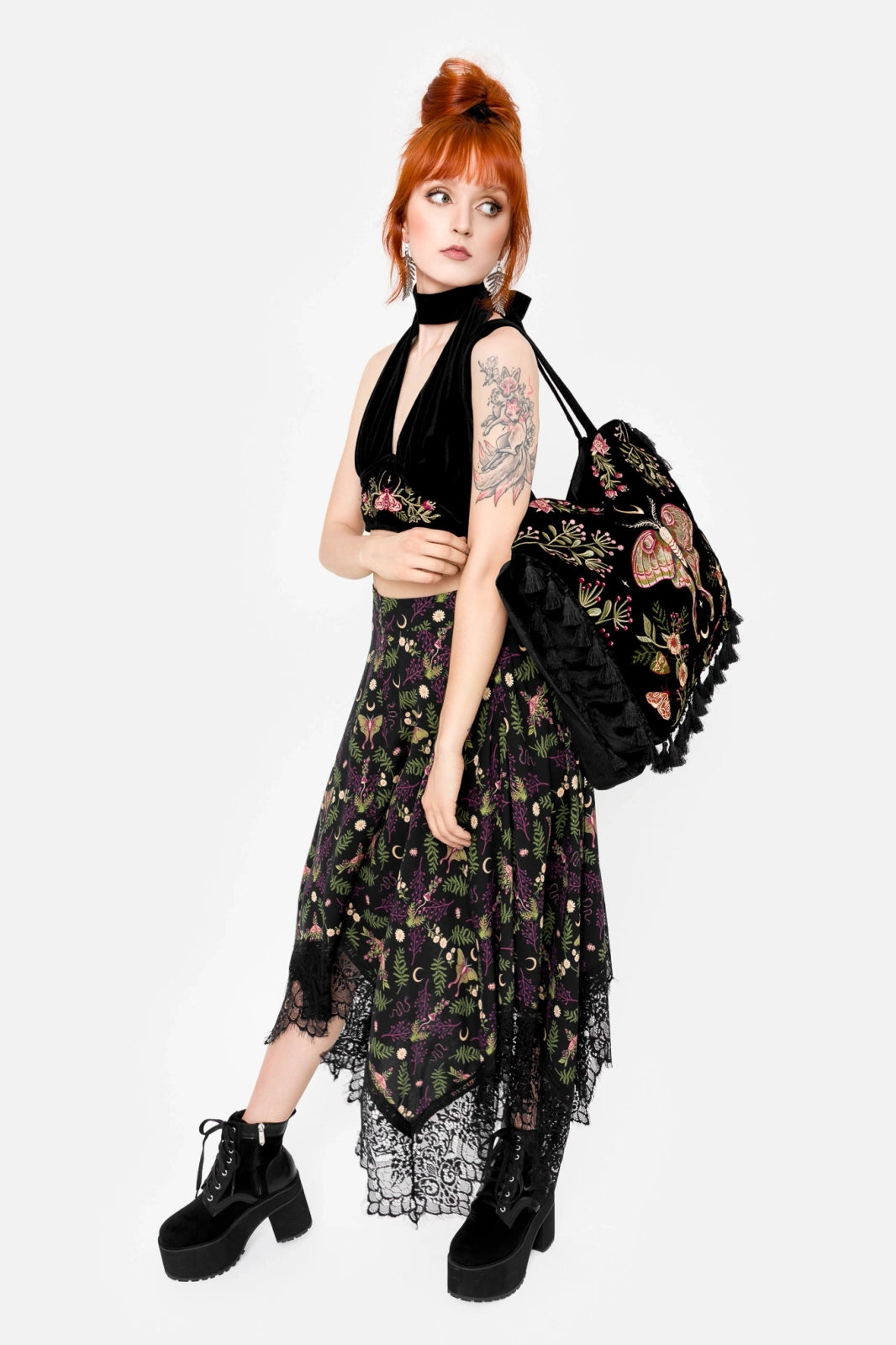 【RESTYLE】バッグ＊WILDERWOOD VELVET BAG【取寄】