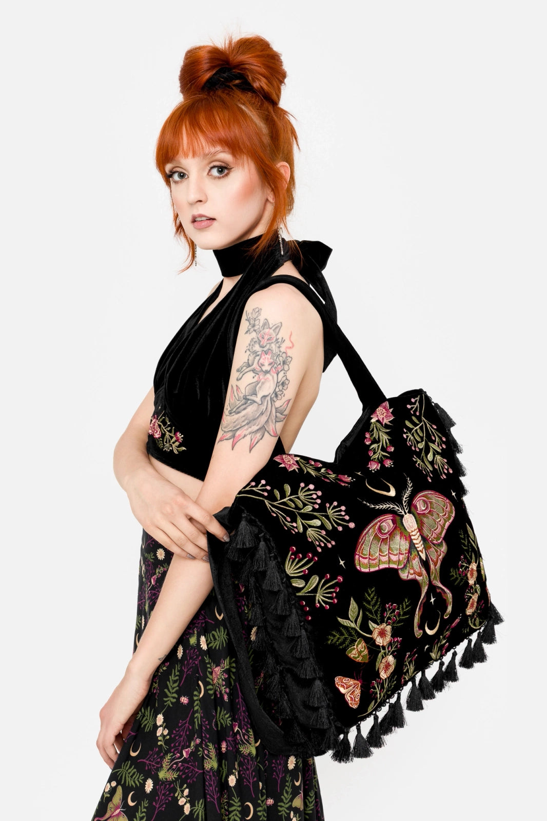 【RESTYLE】バッグ＊WILDERWOOD VELVET BAG【取寄】