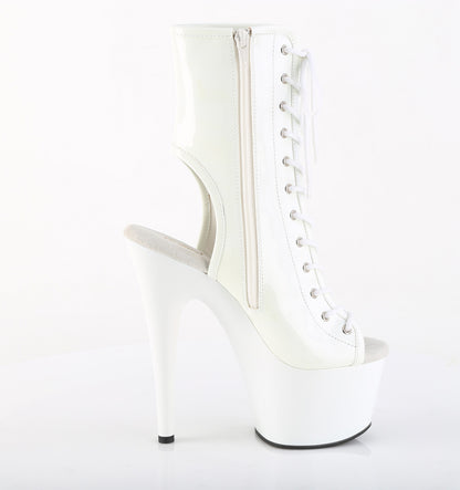 【PLEASER】ADORE-1016 プラットフォームシューズ Wht Pat/Wht【取寄】