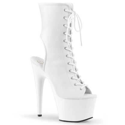 【PLEASER】ADORE-1016 シューズ Wht Faux Leather/Wht【取寄】