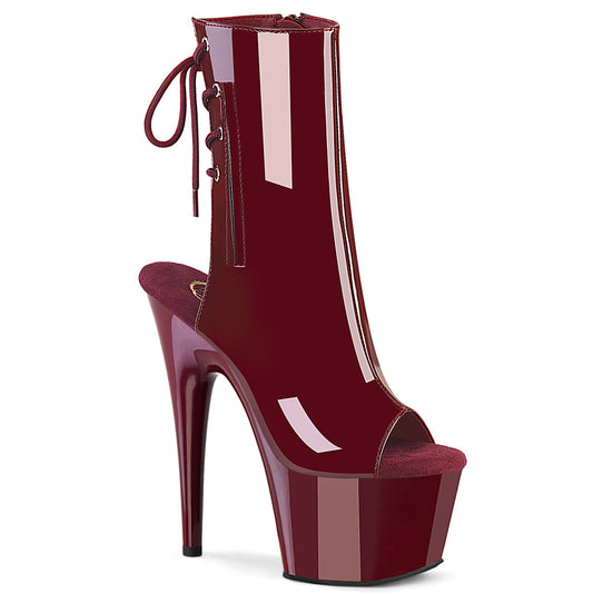 【PLEASER】ADORE-1018 シューズ Burgundy Pat/Burgundy【取寄】