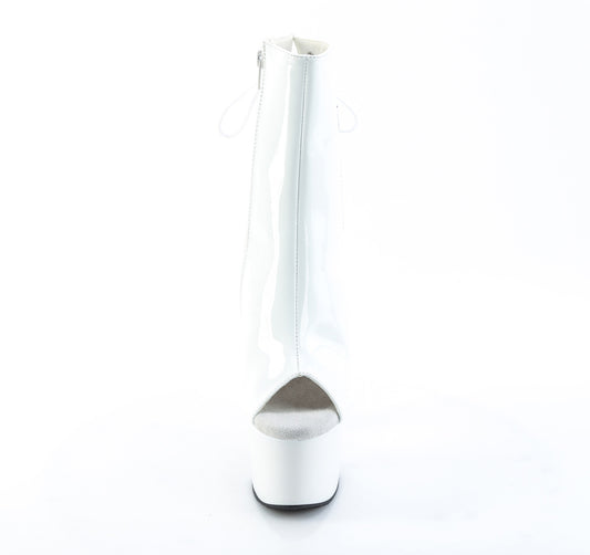 【PLEASER】ADORE-1018 プラットフォームシューズ Wht Pat/Wht【取寄】