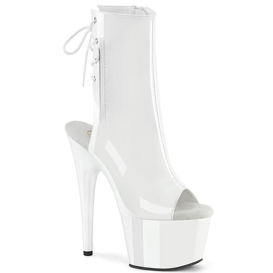 【PLEASER】ADORE-1018 シューズ Wht Pat/Wht【取寄】