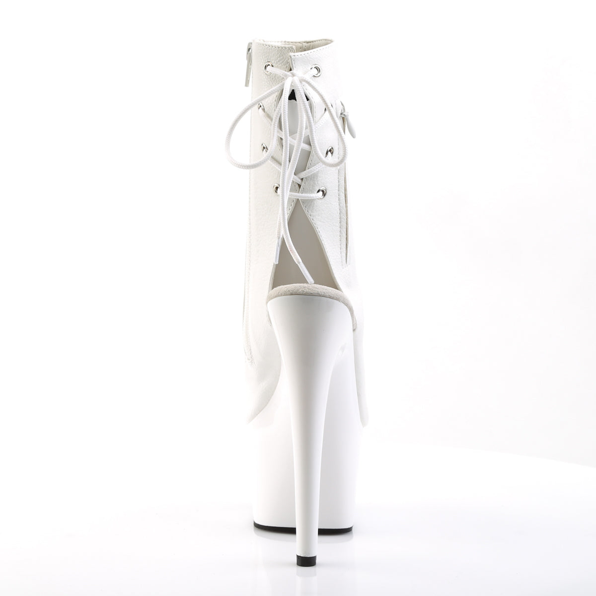 【PLEASER】ADORE-1018 シューズ Wht Faux Leather/Wht【取寄】