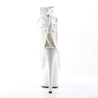 【PLEASER】ADORE-1018 シューズ Wht Faux Leather/Wht【取寄】