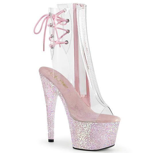 【PLEASER】ADORE-1018C プラットフォームシューズ Clr/Opal Multi Glitter【取寄】