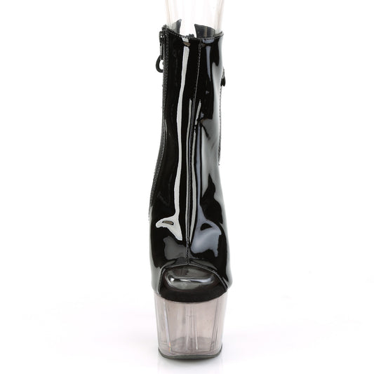 【PLEASER】ADORE-1018T シューズ Blk Pat/Smoke Tinted【取寄】