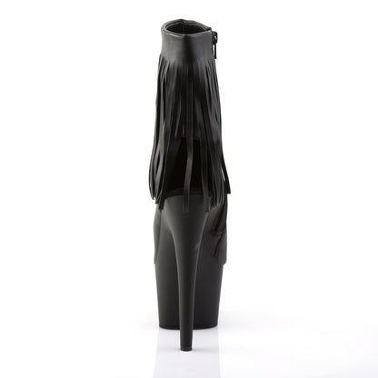【PLEASER】ADORE-1019 プラットフォームシューズ Blk Faux Leather/Blk Matte【取寄】