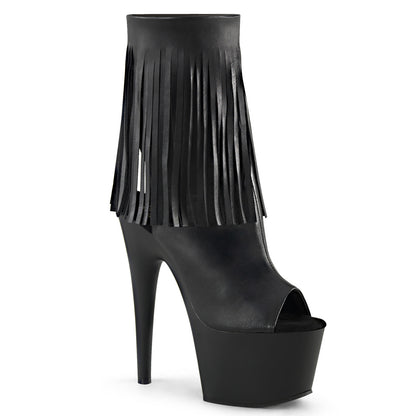 【PLEASER】ADORE-1019 プラットフォームシューズ Blk Faux Leather/Blk Matte【取寄】