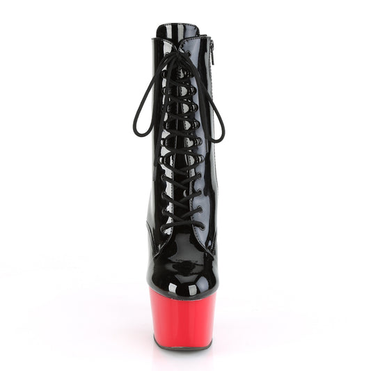 【PLEASER】ADORE-1020 プラットフォームシューズ Blk Pat/Red【取寄】