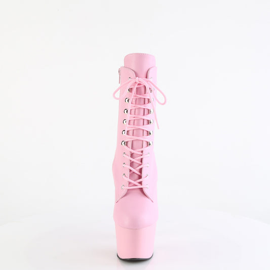 【PLEASER】ADORE-1020 プラットフォームシューズ B. Pink Faux Leather/B. Pink Matte【取寄】