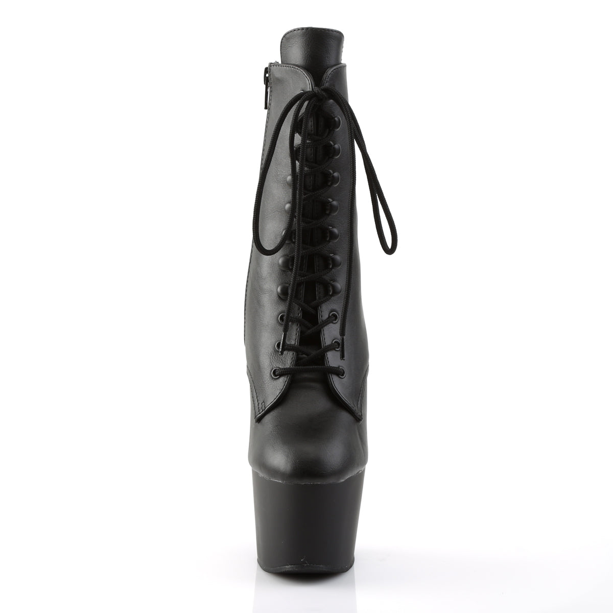 【PLEASER】ADORE-1020 シューズ Blk Faux Leather/Blk Matte【取寄】
