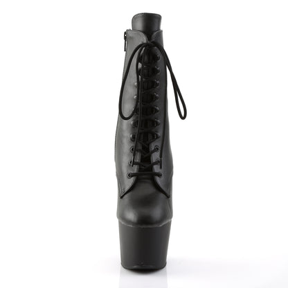 【PLEASER】ADORE-1020 シューズ Blk Faux Leather/Blk Matte【取寄】