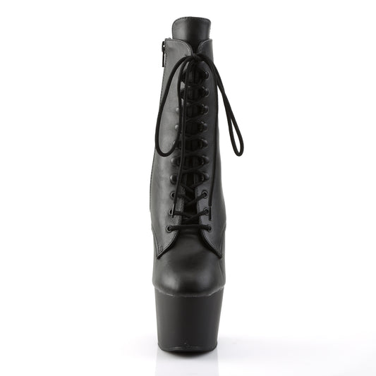 【PLEASER】ADORE-1020 シューズ Blk Faux Leather/Blk Matte【取寄】