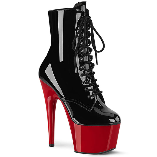 【PLEASER】ADORE-1020 プラットフォームシューズ Blk Pat/Red【取寄】