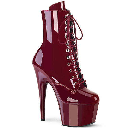 【PLEASER】ADORE-1020 プラットフォームシューズ Burgundy Pat/Burgundy【取寄】