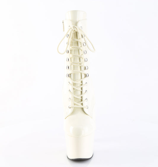 【PLEASER】ADORE-1020 シューズ Off-Wht Pat/Off-Wht【取寄】