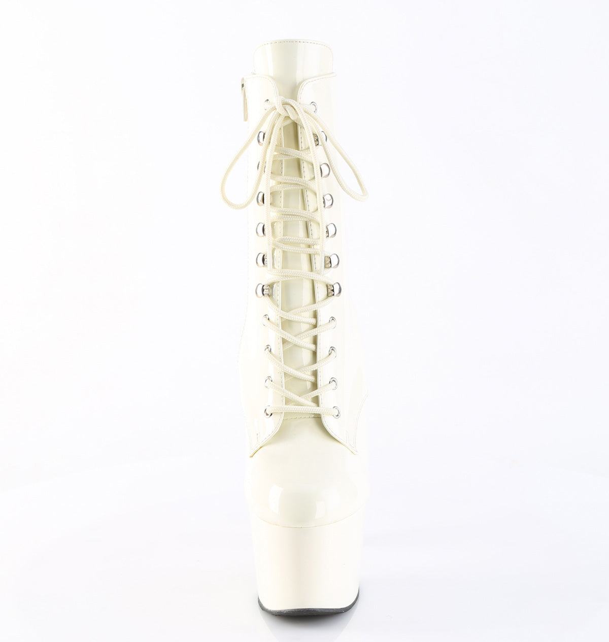 【PLEASER】ADORE-1020 プラットフォームシューズ Off-Wht Pat/Off-Wht【取寄】
