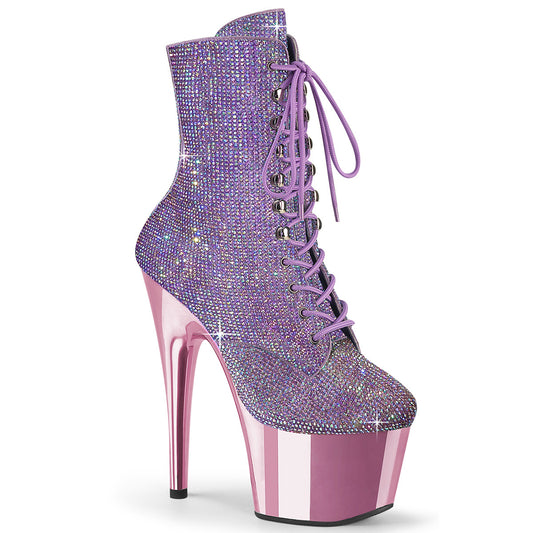【PLEASER】ADORE-1020CHRS シューズ Lavender Multi RS/Lavender Chrome【取寄】