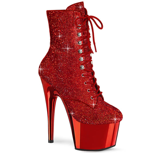 【PLEASER】ADORE-1020CHRS プラットフォームシューズ Red RS/Red Chrome【取寄】