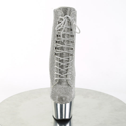 【PLEASER】ADORE-1020CHRS プラットフォームシューズ Slv RS/Slv Chrome【取寄】