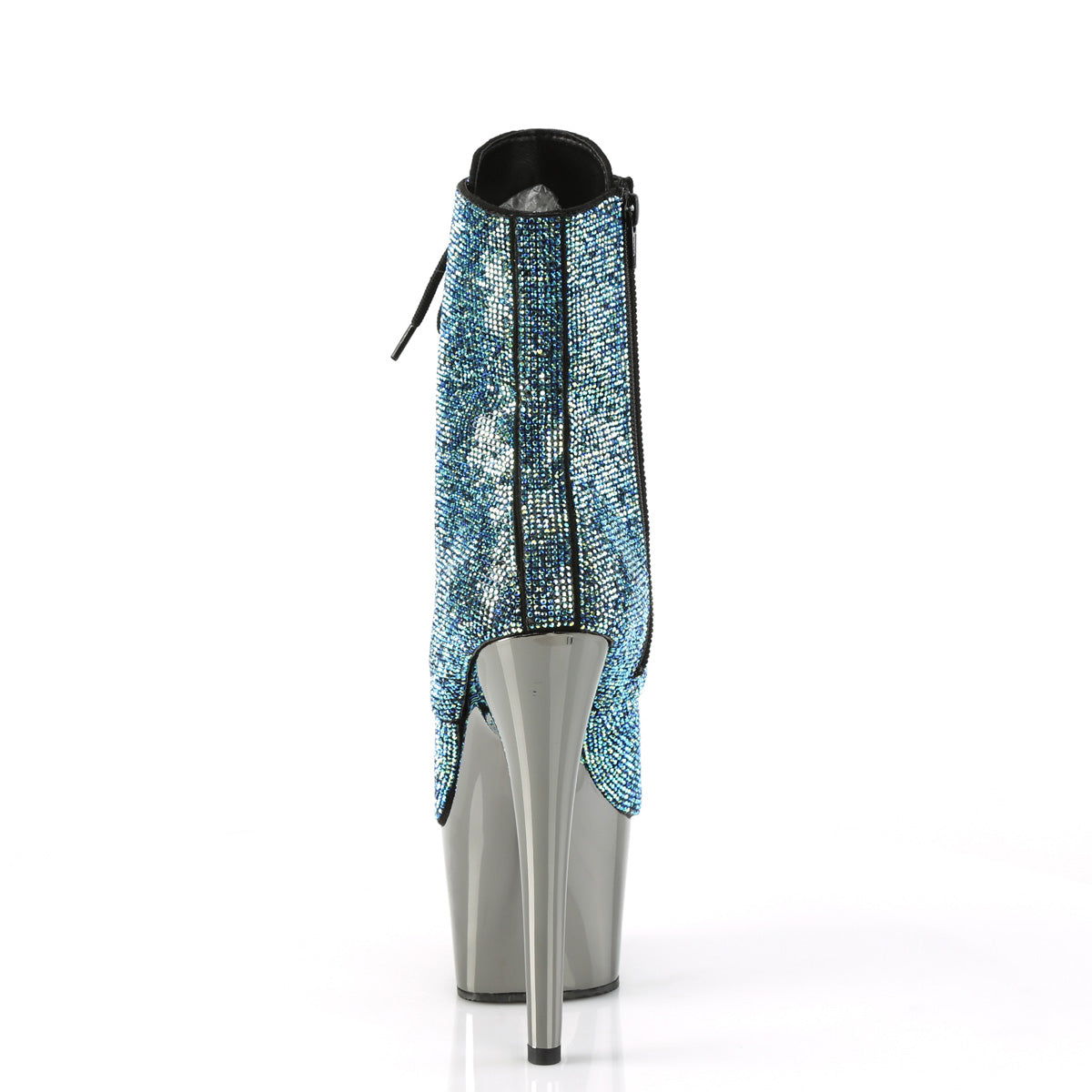 【PLEASER】ADORE-1020CHRS プラットフォームシューズ Turquoise Multi RS/Pewter Chrome【取寄】